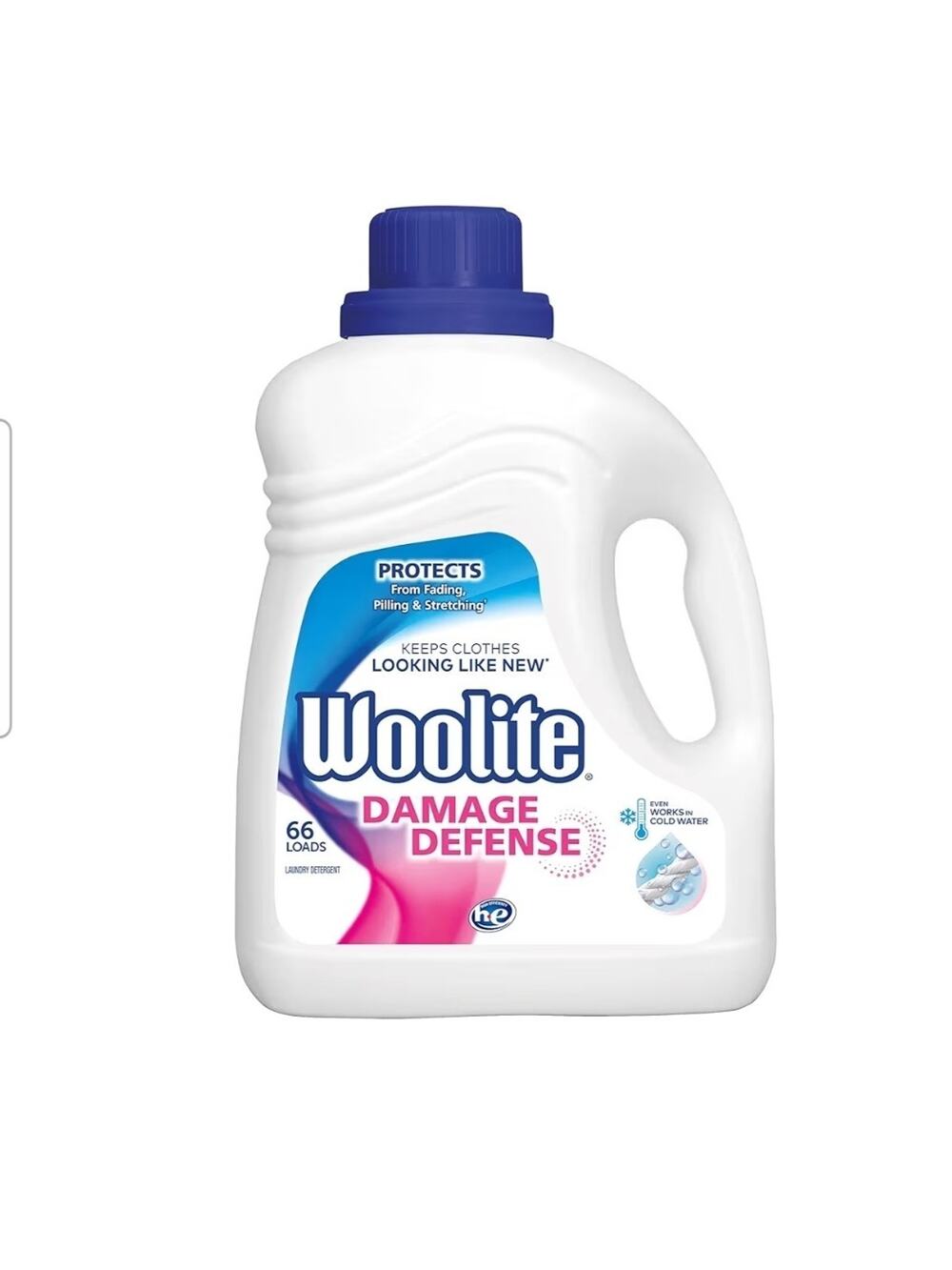 Woolite Damage Defense Liquid Laundry Detergent, 66 Loads, Regular and 100 Fl Oz